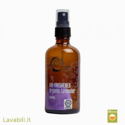 Spray biologico per ambienti alla lavanda.